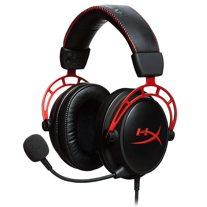 HYPERX HYPERX Alpha Wired Computer Headset Head mounted Passive Noise Cancellation Esports Gaming Headphones