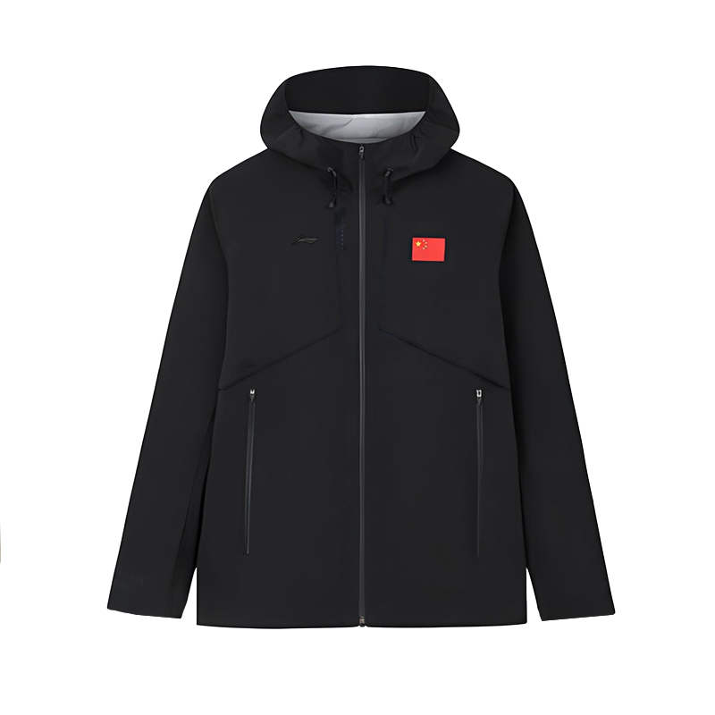 Li-Ning Li Ning Fall Winter Sports Trench Coat Men's Black