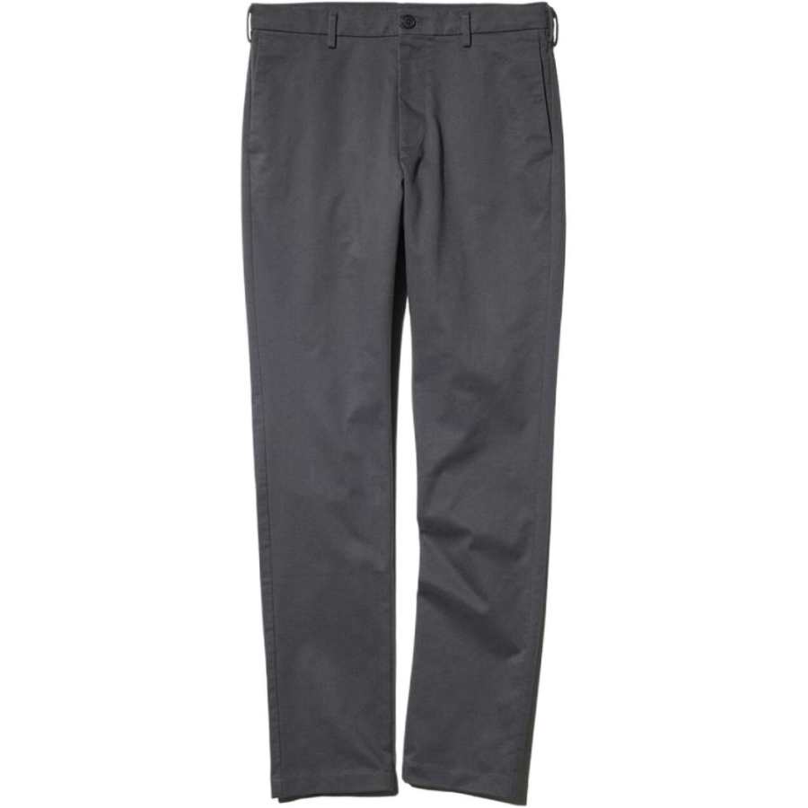 UNIQLO Casual Pants Men's Dark Gray Moderate Straight Fit Pants