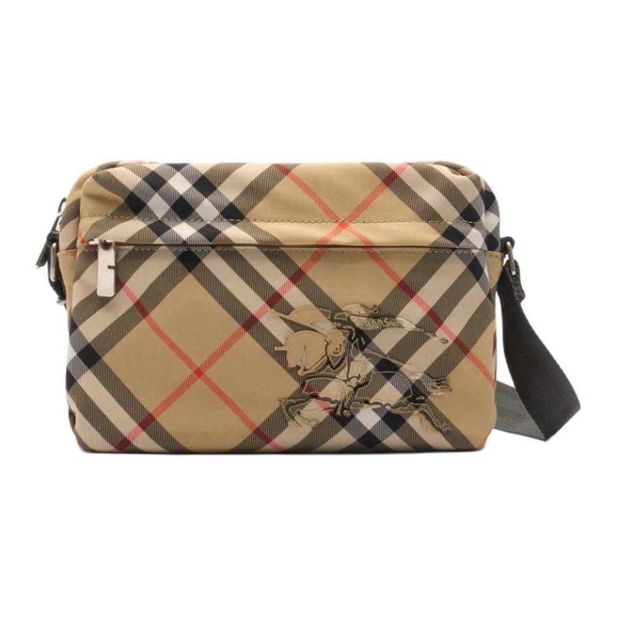 Burberry Polyester+Polyurethane Crossbody Bags Small Men's Sandy Beige