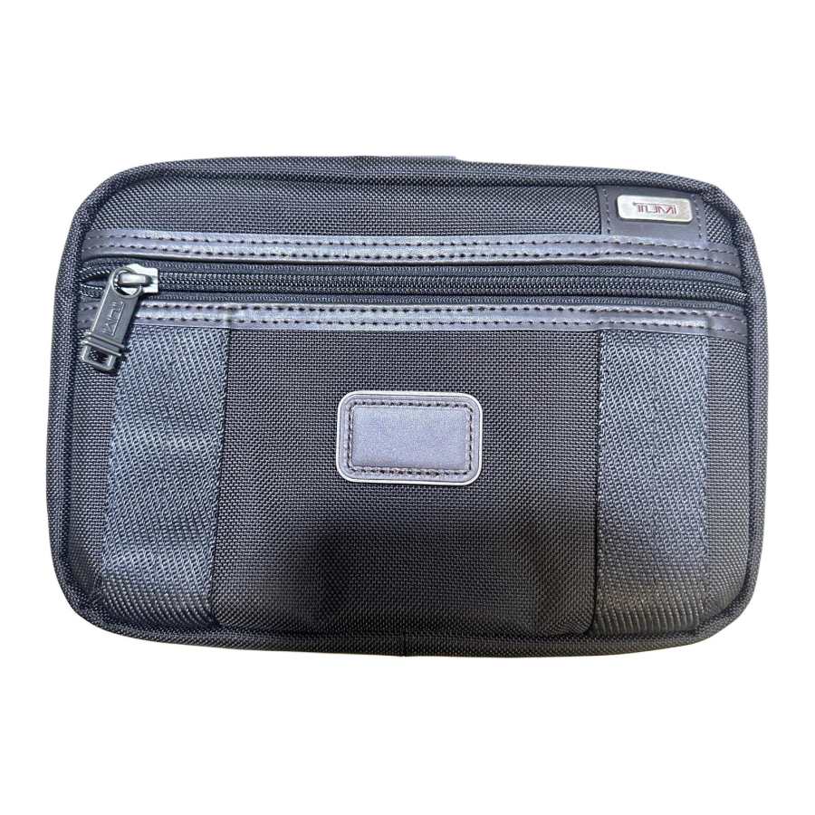 TUMI TUMI Nylon Makeup Bag Unisex Gray