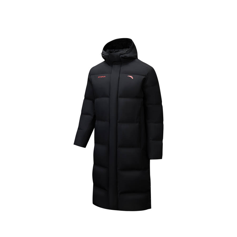 ANTA ANTA Down Jackets Men's Basic Black 2 Hooded Moderate