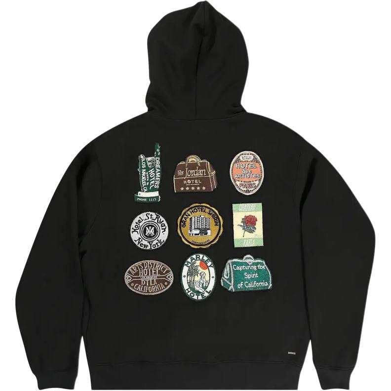AMIRI Sweatshirts Unisex Black Hooded Moderate Cardigan