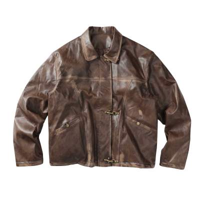 CoosRetro Leather Jacket Unisex