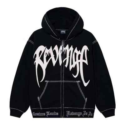 Revenge XXXTentacion Kill Contrast Zip Hoodie