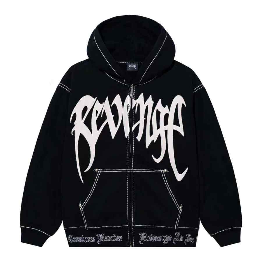 Revenge XXXTentacion Kill Contrast Zip Hoodie