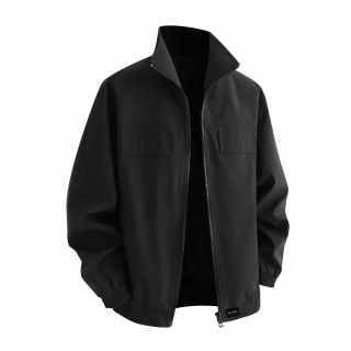NEVER RULE Jackets Unisex Stand Collar Moderate