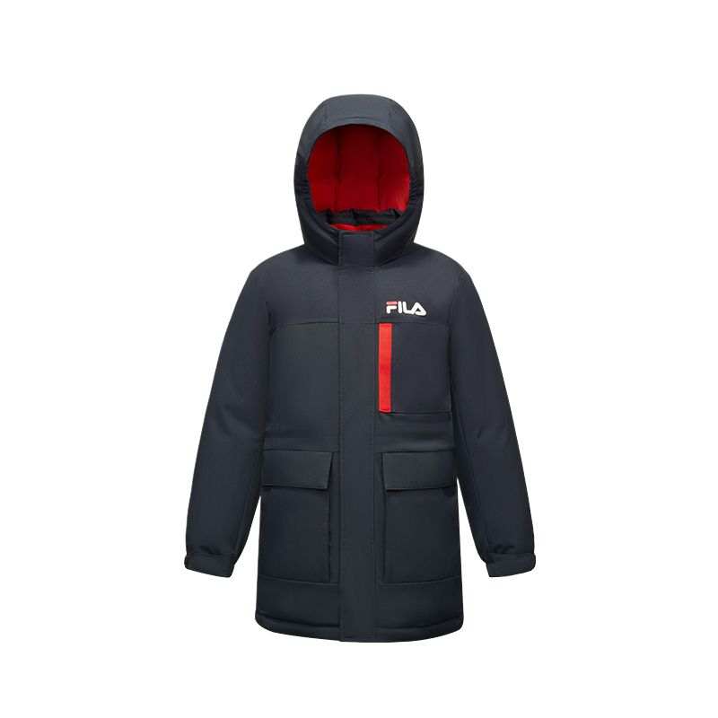 FILA KIDS Down Jackets Hooded Non Detachable Moderate Hooded