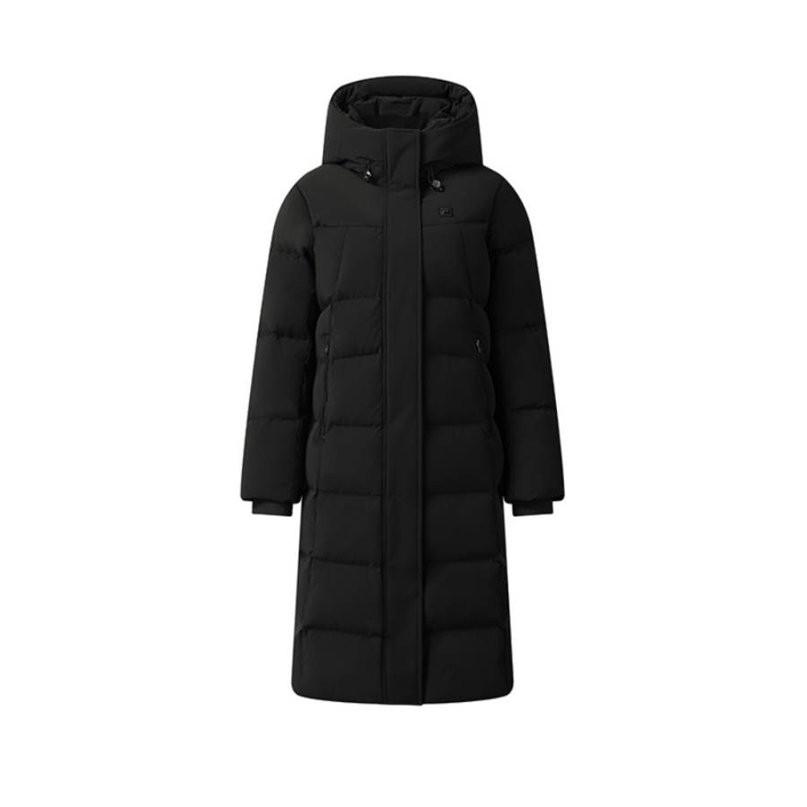 FILA WHITE Down Jacket Women's Black