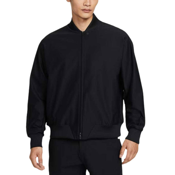 Nike Nike Therma Jackets Men's Black/Dark Smoke Gray Baseball Collar Moderate Other