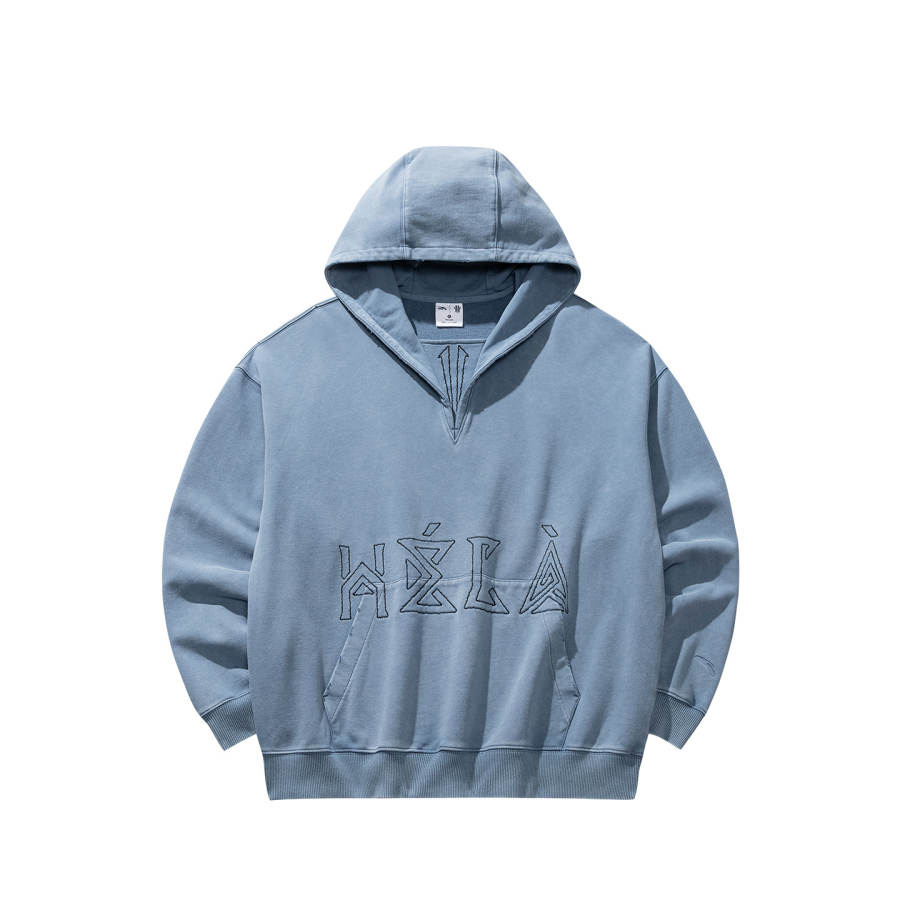 ANTA Sweatshirts Unisex Rosemary Blue 2 Hooded Moderate