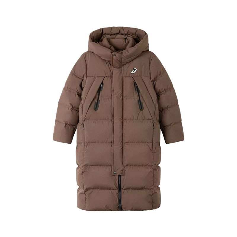 ASICS ASICS Kids Down Jackets Hooded Non Detachable Thickened Hooded Micro Stretch Windproof