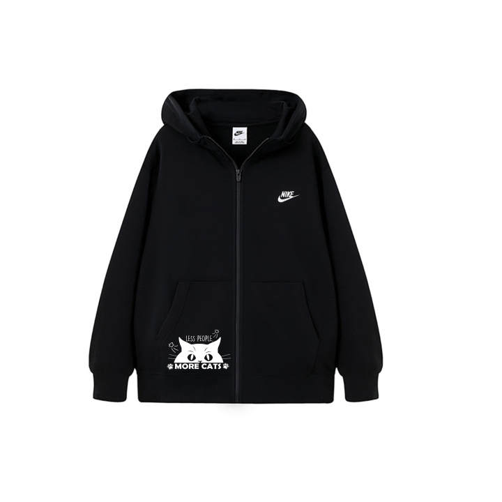 Nike Nike Jackets Men's Black Hooded Moderate Other