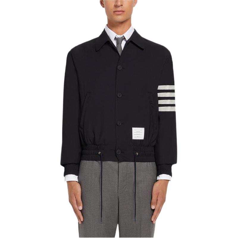 THOM BROWNE THOM BROWNE 4 Bar Stripe Bomber Jacket