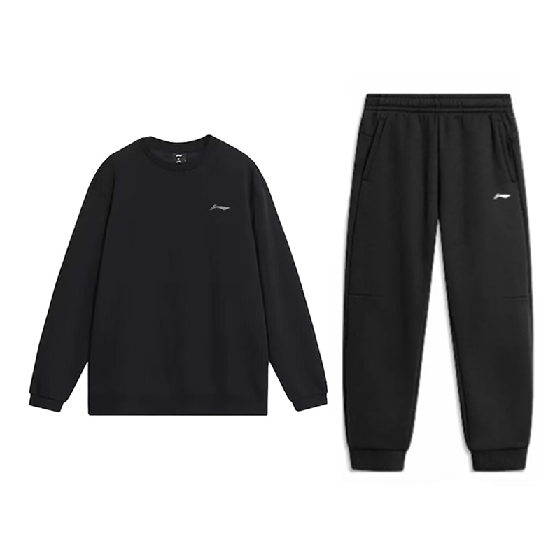 Li-Ning Li Ning Casual Sportswear Unisex Black+Black