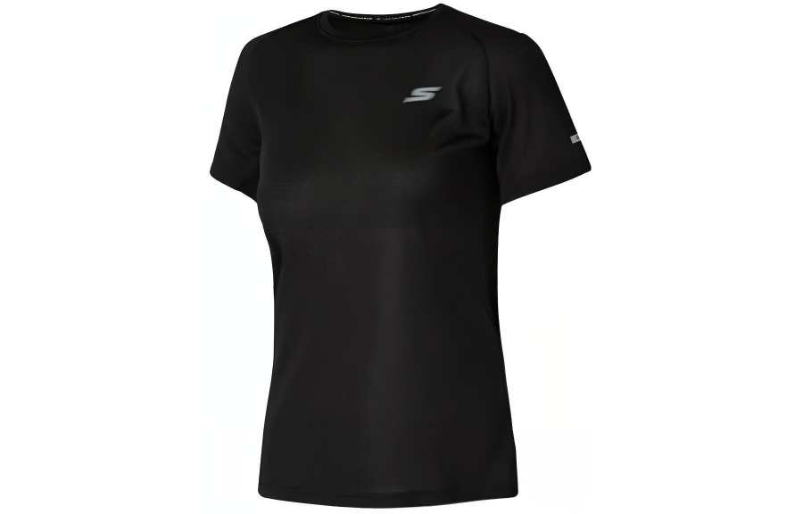 Skechers T Shirt Women's Carbon Black
