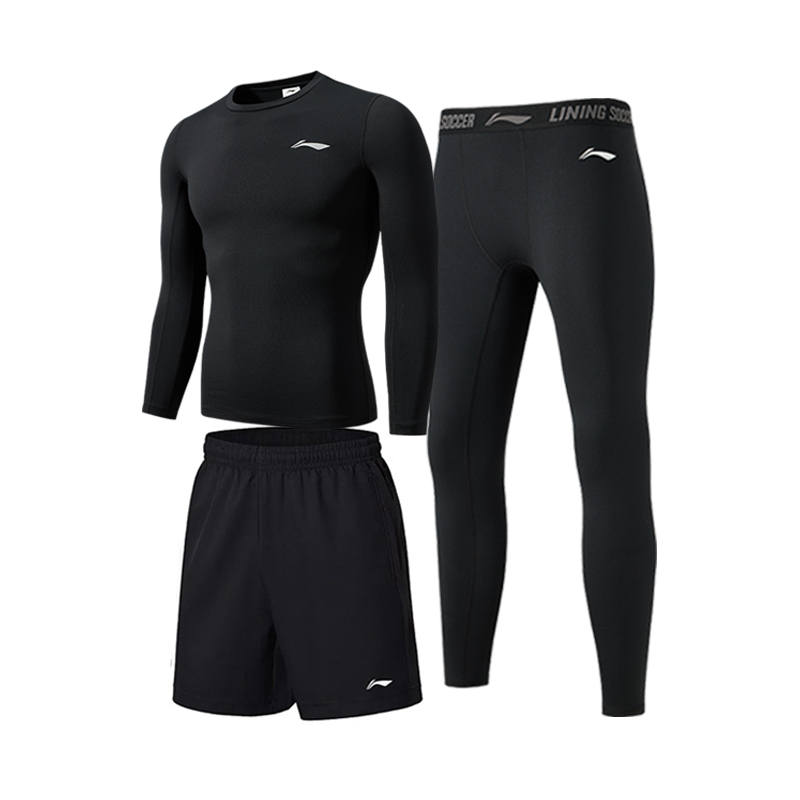 Li-Ning Li Ning Fitness Sets Unisex Crew Neck Moderate