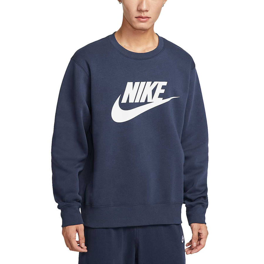 Nike Nike Sportswear Club Sweatshirt Men's Obsidian Color/White