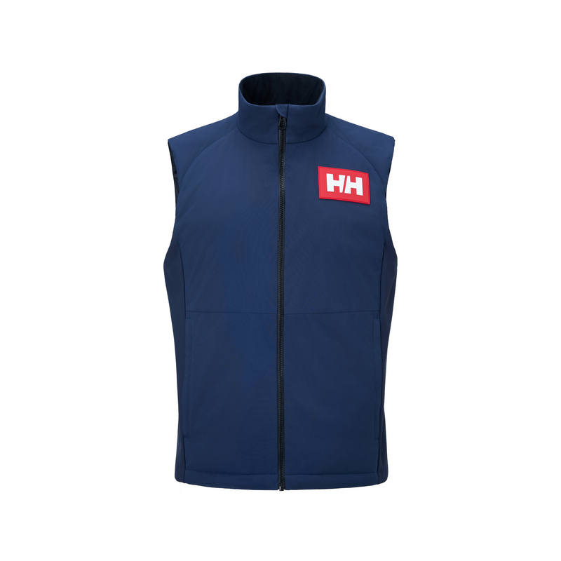 HELLY HANSEN HELLY HANSEN Vests Men's Stand Collar Moderate Knitted Fabric