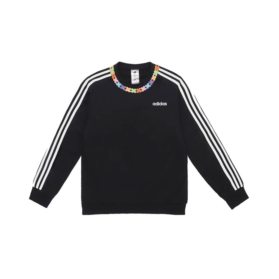 Adidas Adidas Sweatshirts Men's Black Crew Neck Moderate