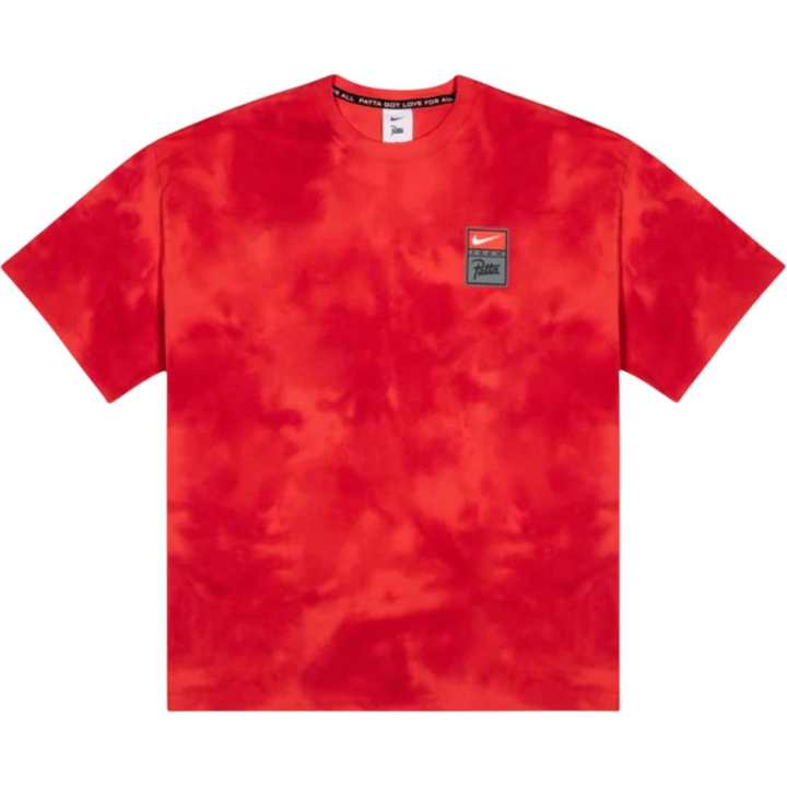 Nike Nike X Patta T Shirts Men's Rush Red/University Red/Gymnasium Red Crew Neck Moderate