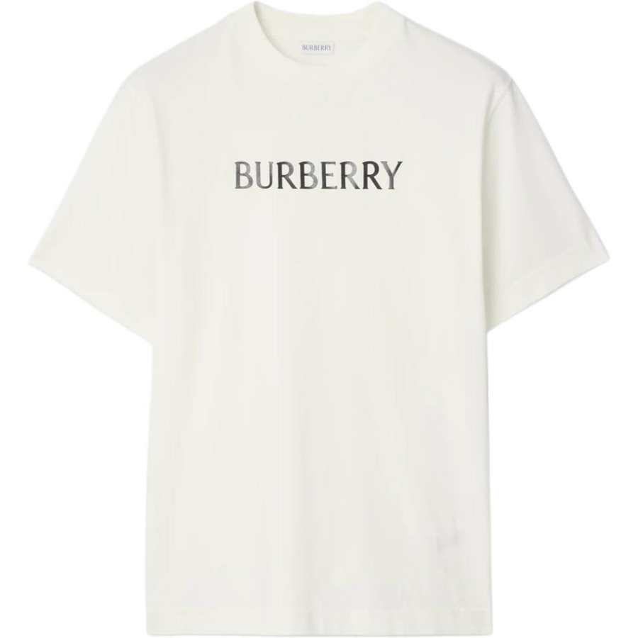 Burberry T Shirt Slim Fit Men's Chalk White