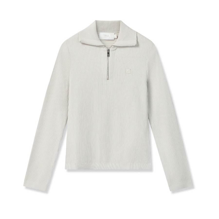 FILA MILANO Knitwear Women's Light Gray Ivory