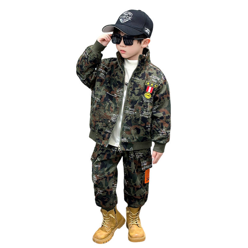 Lanza Casual Sportswear Winter Army Green Children Aged 3 7 Years Old