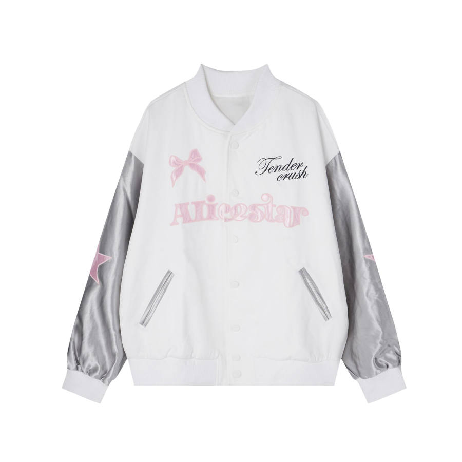 NEVER RULE NEVER RULE Baseball Jacket Unisex