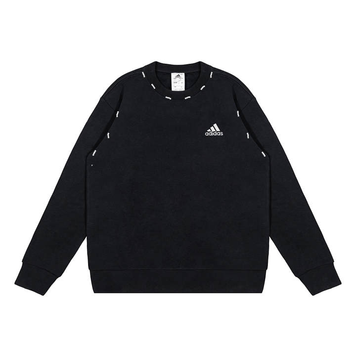 Adidas Adidas Sweatshirts Unisex Black Crew Neck Moderate Regular