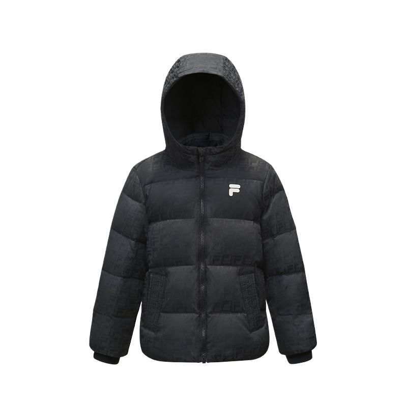 FILA KIDS Down Jackets Hooded Non Detachable Moderate Hooded Windproof
