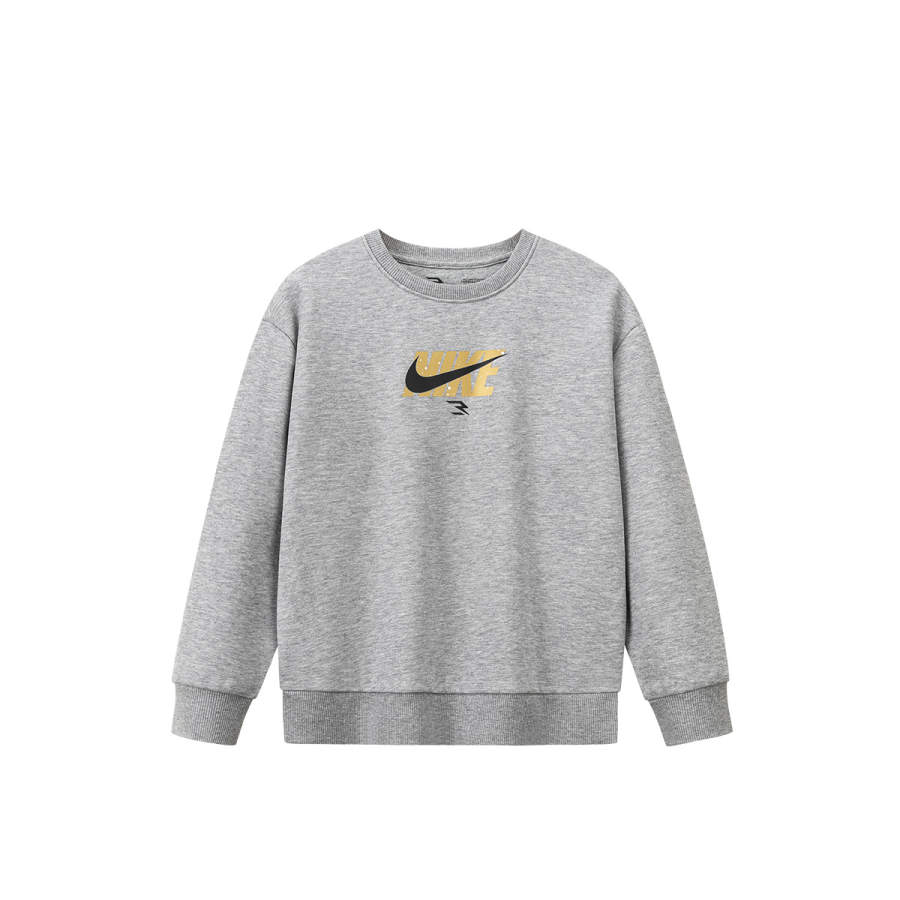 Nike Nike Sweatshirt Fleece Lined Thermal Casual Fashion Individual Versatile Kids'