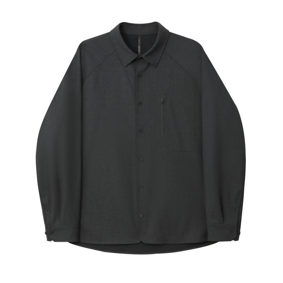 NAUTICA Shirts Men's Carbon Gray 024 Lapel Moderate