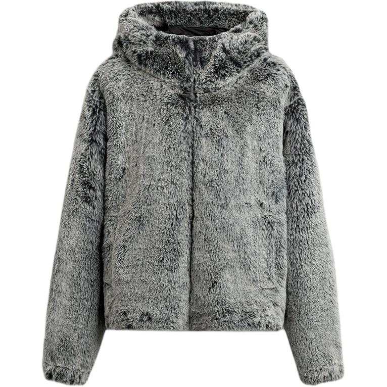 ZARA Jackets Men's Gray Green Hooded Moderate Other