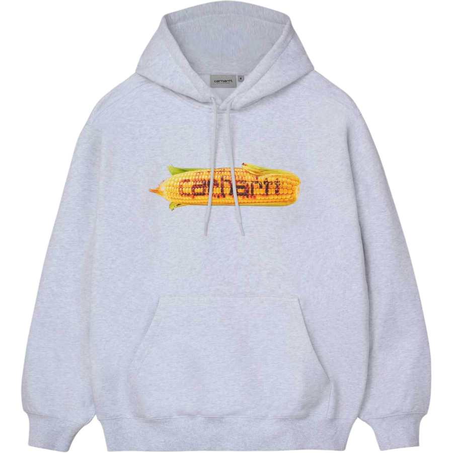 Carhartt WIP FW25 HOODED HOT COB SWEAT Ash Heather Sweatshirt Unisex