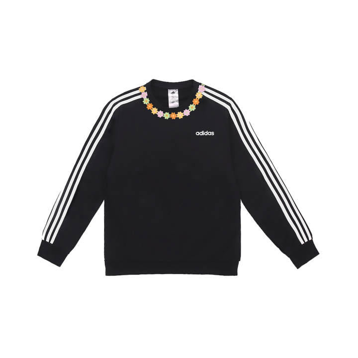 Adidas Adidas Sweatshirts Men's Black Crew Neck Moderate
