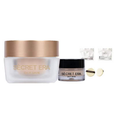 Secret Age Fifth Generation Transparent Pink Foundation Cream Gift Box Set