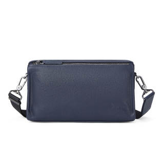 NAVIGARE Top Grain Cow Leather Shoulder Bag Handbag Crossbody Bag Small Men's Multicolor
