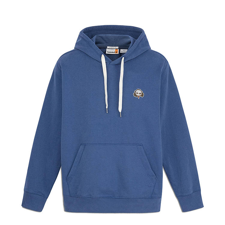 Timberland Sweatshirts Men's Sea Blue Hooded Moderate
