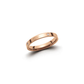 DW/DanielWellington Daniel Wellington Stars Ring Zircon Rings Unisex Rose Gold, Minimalist Style, Plain Ring, Romantic, Girlfriend