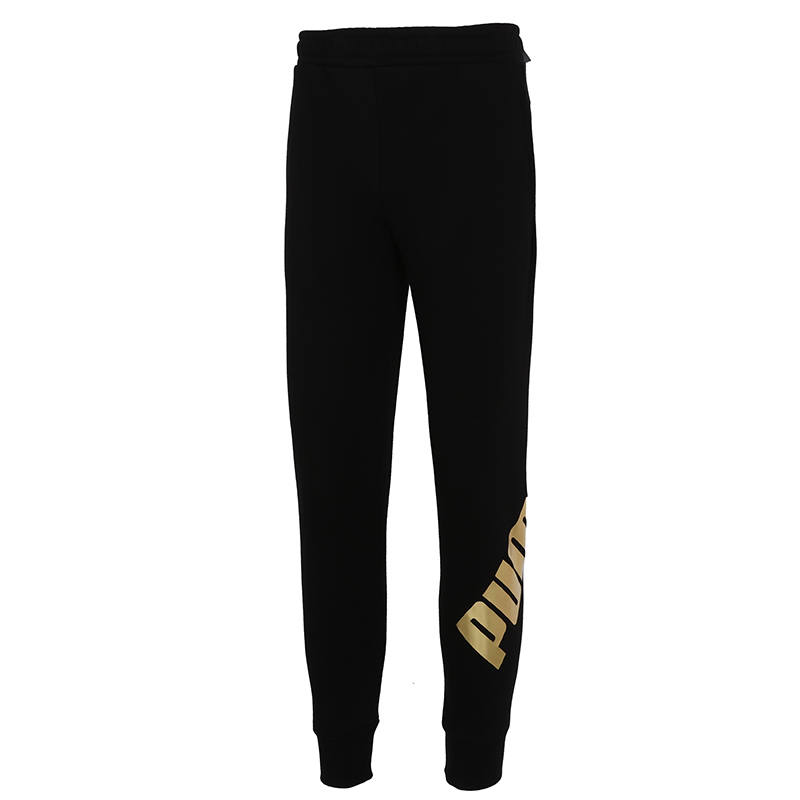 PUMA Big Logo Pant Knitted Sweatpants Men's Black