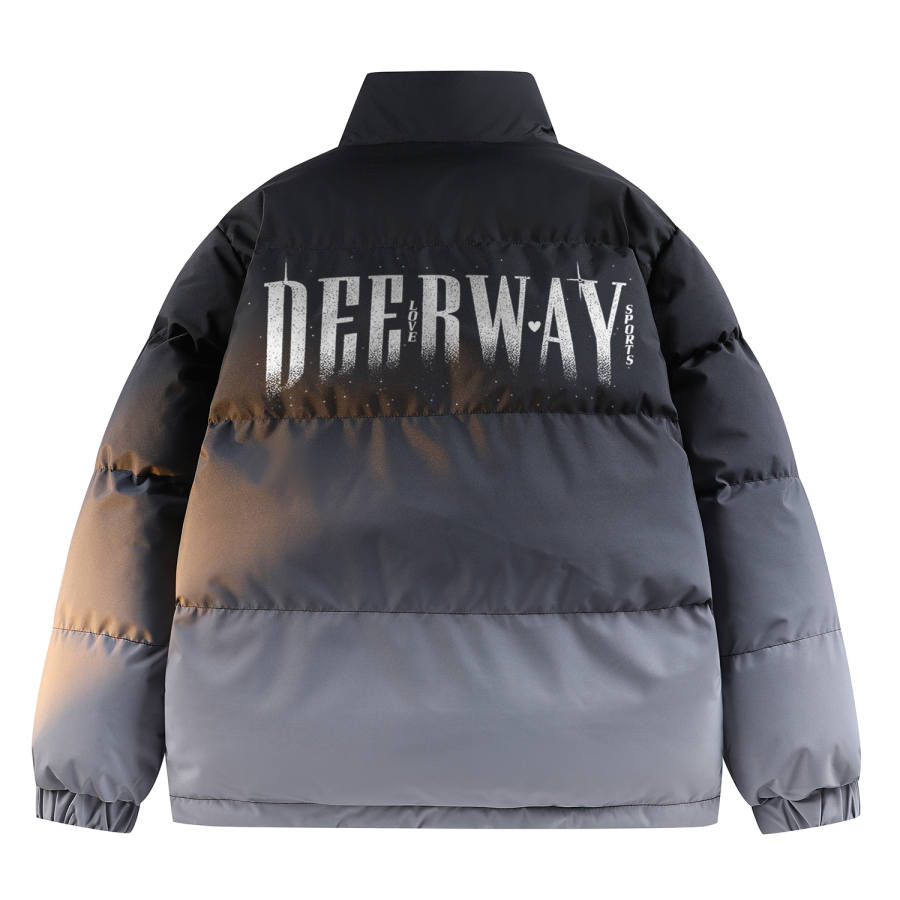 DEERWAY DEERWAY Puffer Jackets Unisex Stand Collar Thin Padded Puffer Jacket