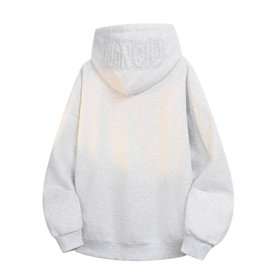 HUANQIU Sweatshirts Unisex Hooded Moderate Heavyweight