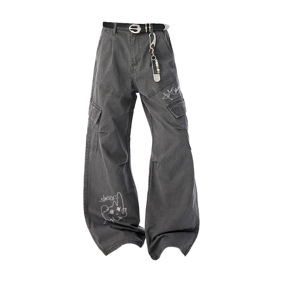 PAL ONGACO Cargo Pants Unisex Moderate Cargo Pants