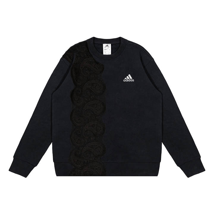 Adidas Adidas Sweatshirts Unisex Black Crew Neck Moderate Regular