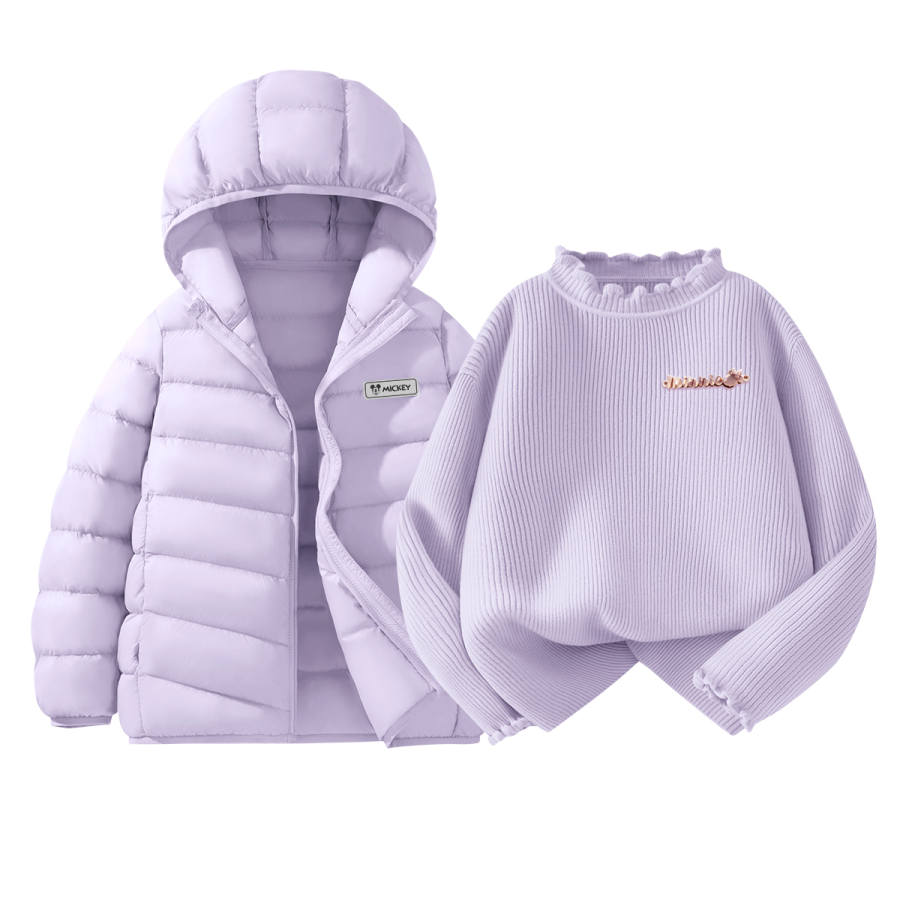 Disney Disney Kids Padded Jackets Crew Neck Thickened