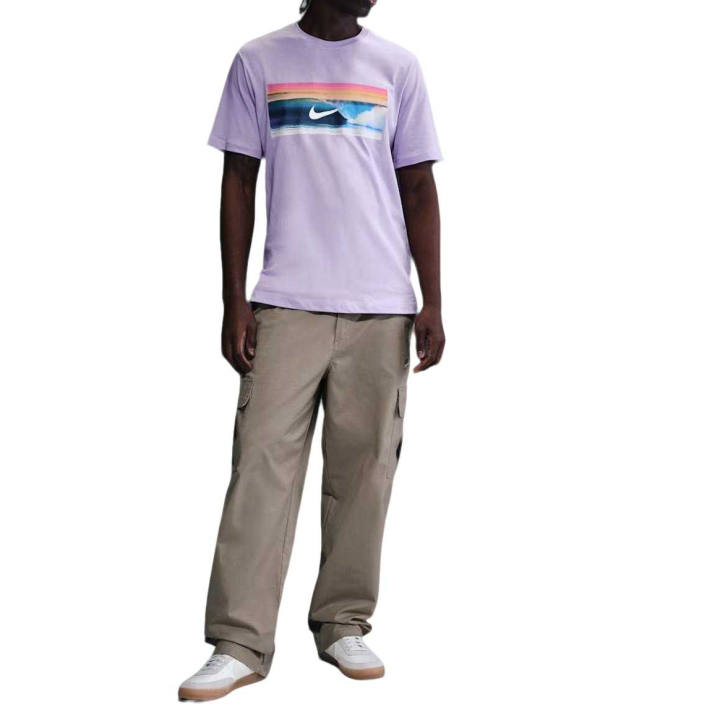 Nike Nike Sportswear T Shirts Men's Hydrangea Crew Neck Moderate