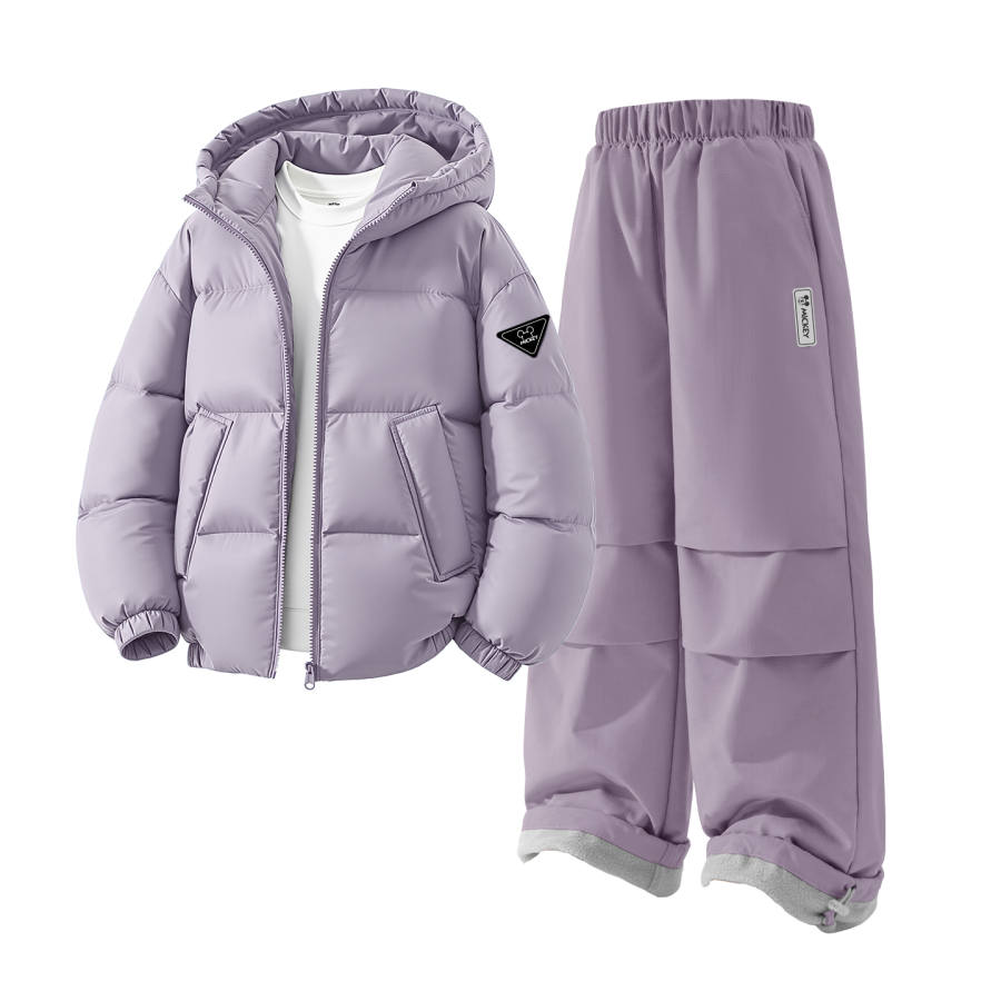 Disney Kids Casual Sportswear Hooded Thickness
