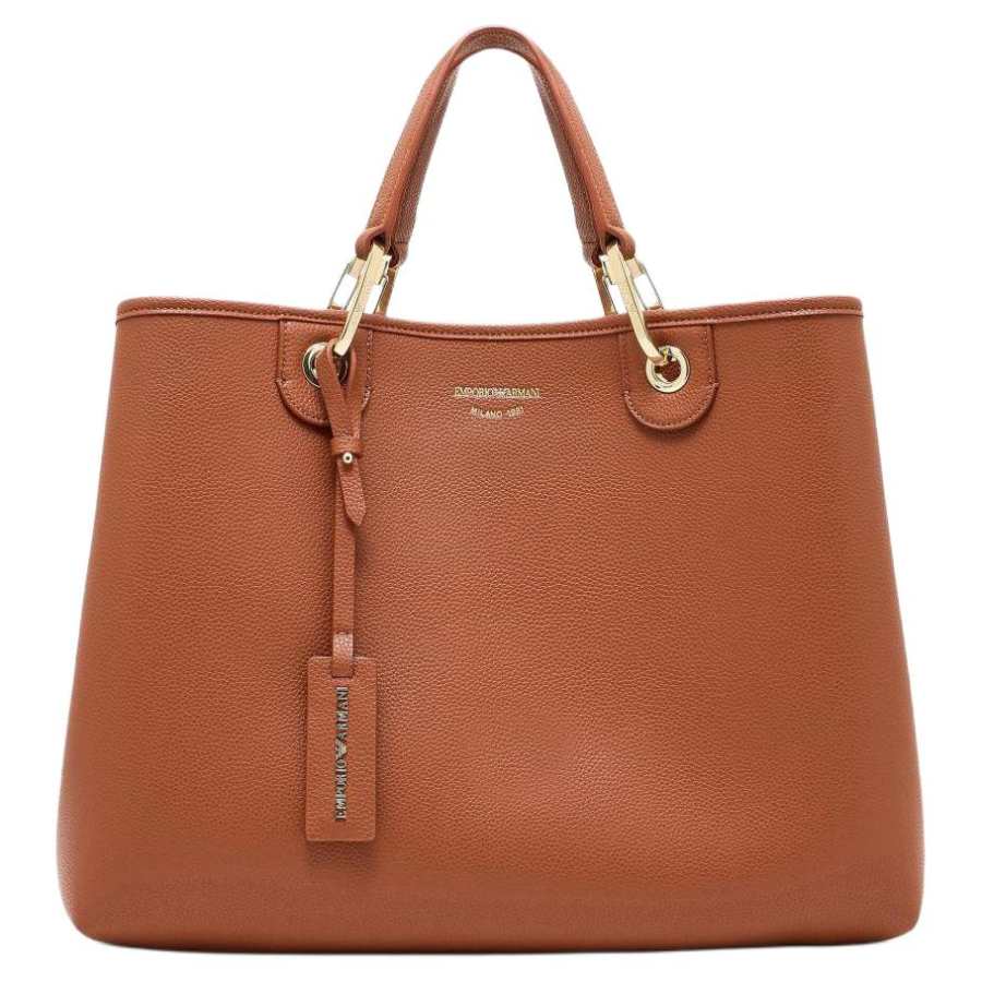 EMPORIO ARMANI Pu Handbag Women's Brown