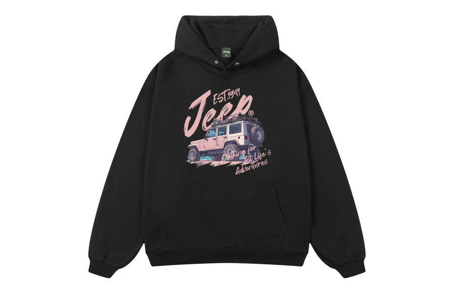 Jeep Jeep Sweatshirts Unisex Hooded Moderate Regular